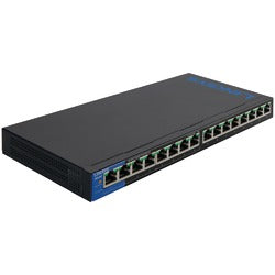 Linksys(R) LGS116P 16-Port Desktop Gigabit PoE Switch