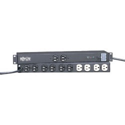 Tripp Lite(R) ISOBAR12ULTRA 12-Outlet Rack-Mount ISOBAR(R) Premium Surge Protector with Locking Switch Cover