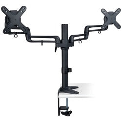 Tripp Lite(R) DDR1327SDFC 13-27 Dual Full-Motion Flex-Arm Desk Clamp