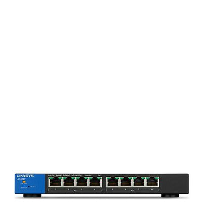 8-Port Smart Gigabit PoE+ Switch