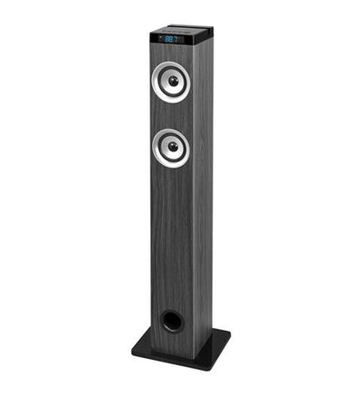 Tower Stereo BT Speaker with Grey Finish