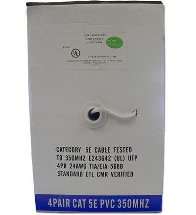 350MHz Cat5E CMR Pull-box White 13914
