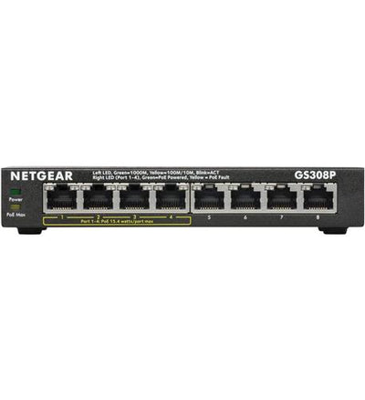 8-Port Gigabit Ethernet Switch 4 POE