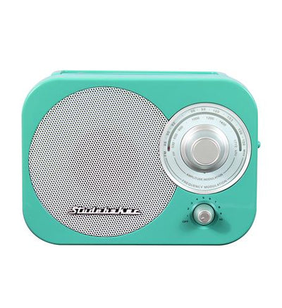 Portable AM/FM Radio in Teal