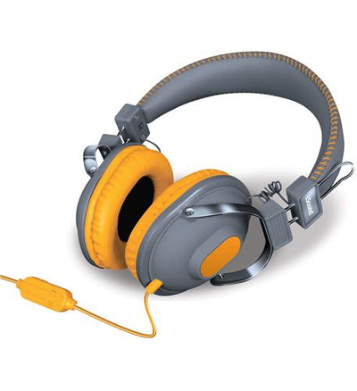 HM-260 Headphones w/ Mic Gray & Orange