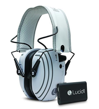 Hearing Headphones Streamer White & Grey