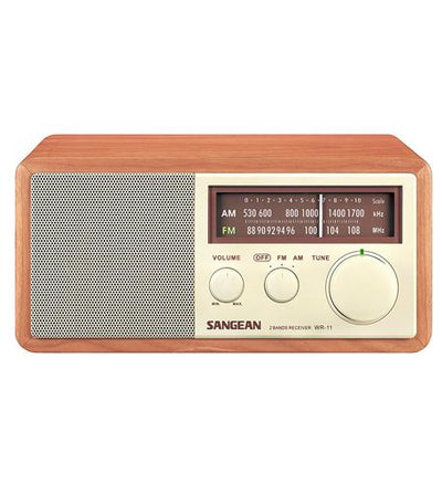Wood Table Top Radio